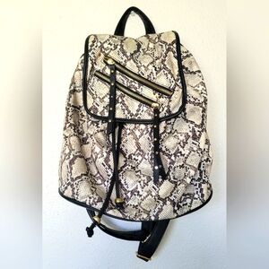 LD snakeskin backpack